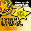 Banner zum Hörspiel- und Hörbuch des Monats